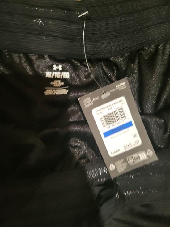 Under Armour Women's Black Mesh Running Shorts - Picture 6 of 13